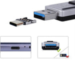Adaptateur OTG Type-C vers usb قطعة لوصل هواتف اندرويد مع اليوسبي او الفارة او الكلافي