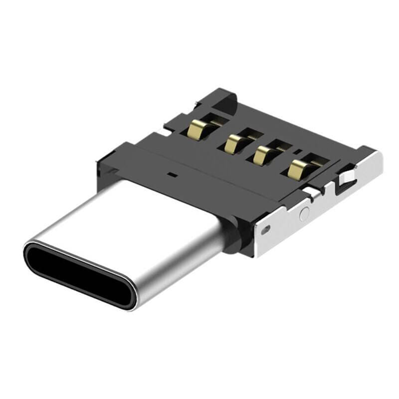 Adaptateur OTG Type-C vers usb قطعة لوصل هواتف اندرويد مع اليوسبي او الفارة او الكلافي