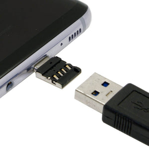 Adaptateur OTG Type-C vers usb قطعة لوصل هواتف اندرويد مع اليوسبي او الفارة او الكلافي