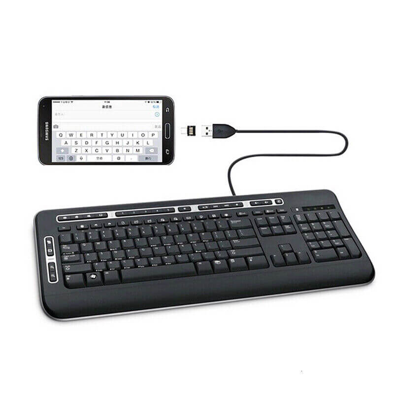 Adaptateur OTG Type-C vers usb قطعة لوصل هواتف اندرويد مع اليوسبي او الفارة او الكلافي