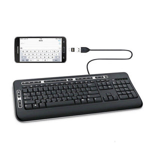 Adaptateur OTG Type-C vers usb قطعة لوصل هواتف اندرويد مع اليوسبي او الفارة او الكلافي