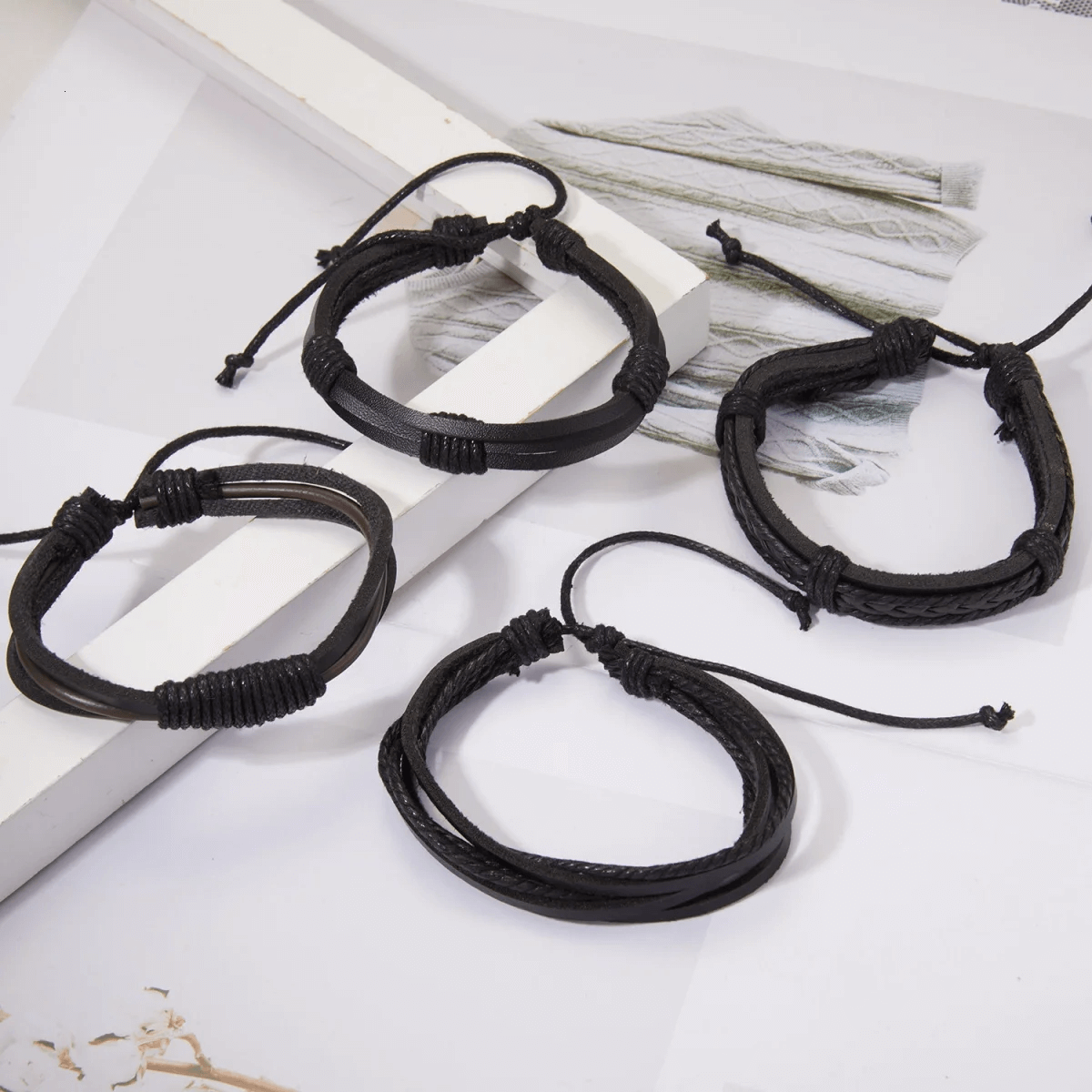 ensemble de 4 Bracelets مجموعة من 4 براسلي