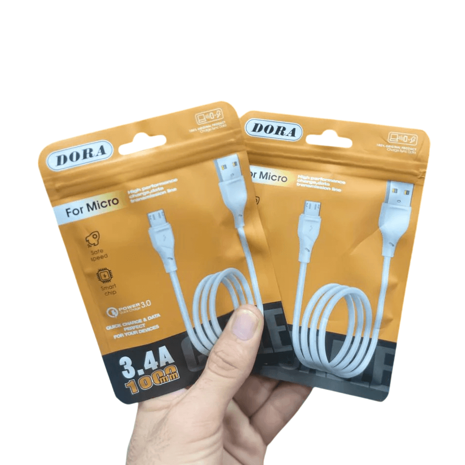 Cable DORA Micro USB 1M 3.4A كابل اصلي