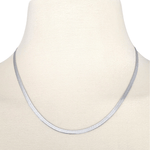 Collier serpent unisexe, en acier inoxydable lavable سلسلة ثعبان مصنوع من الفولاذ المقاوم للصدأ القابل للغسل