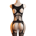 Lingerie Nuisette chemise de nuit en Résille Bodystocking قميص نوم ملابس