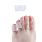2 pièces Silicone Tube Séparateurs d'orteils قطعتين من السيليكون لحماية أصابع القدمين