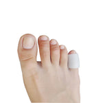 2 pièces Silicone Tube Séparateurs d'orteils قطعتين من السيليكون لحماية أصابع القدمين