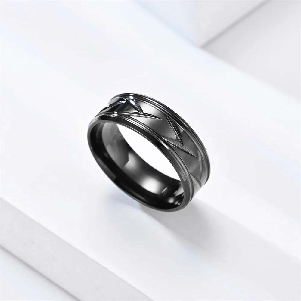 Bague en Titanium hommes خاتم للرجال و السيدات