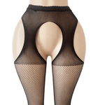 bas en résille avec ceinture جوارب داخلية شبكية - jeeba.ma