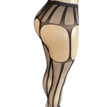 bas en résille avec ceinture جوارب داخلية شبكية - jeeba.ma