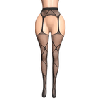 bas en résille avec ceinture جوارب داخلية شبكية - jeeba.ma