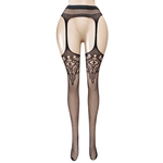 bas en résille avec ceinture جوارب داخلية شبكية - jeeba.ma