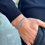 bracelet en fil d'acier inoxydable torsadé براسلي فولاذي مقاوم للصدأ