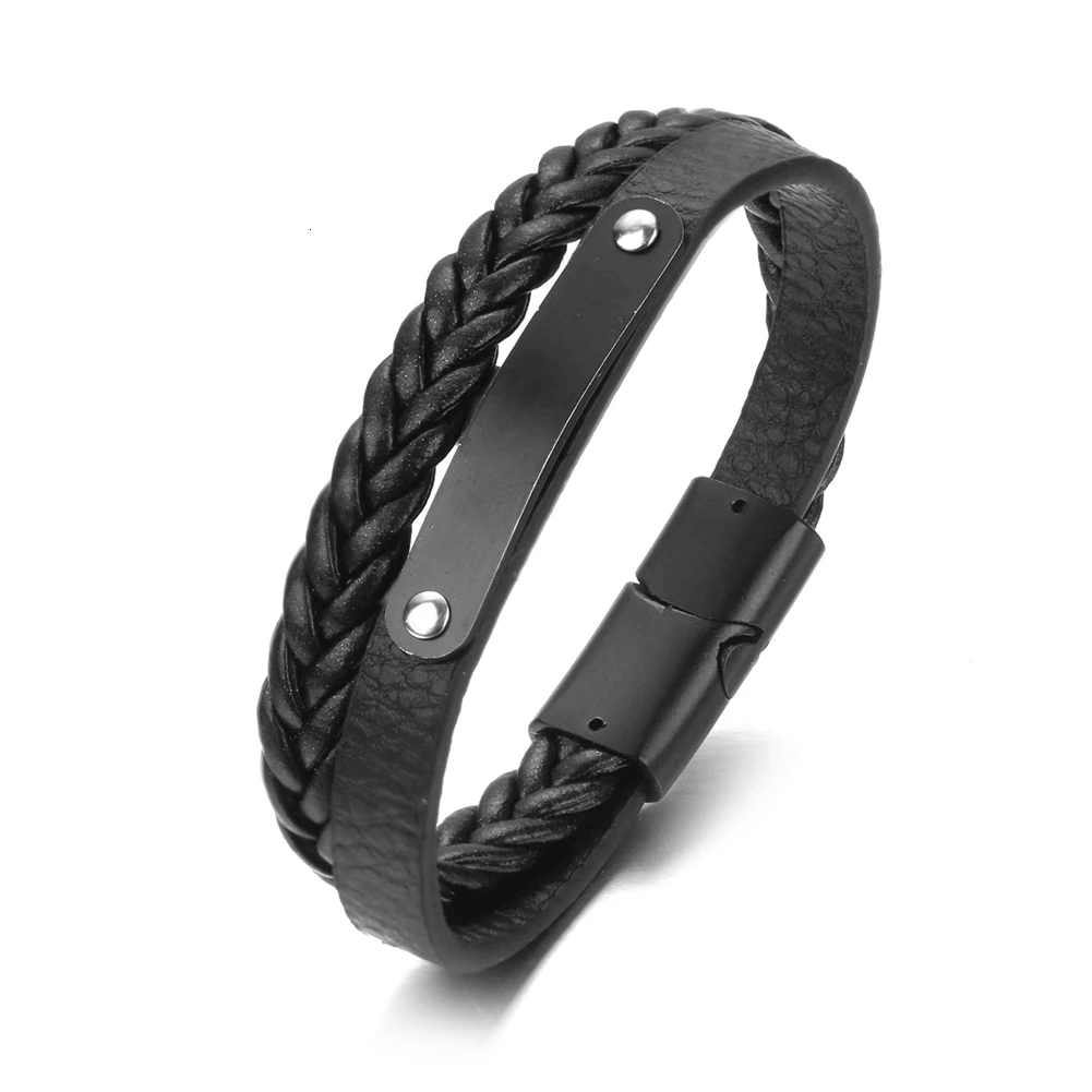 bracelet cuir براسلي من الجلد