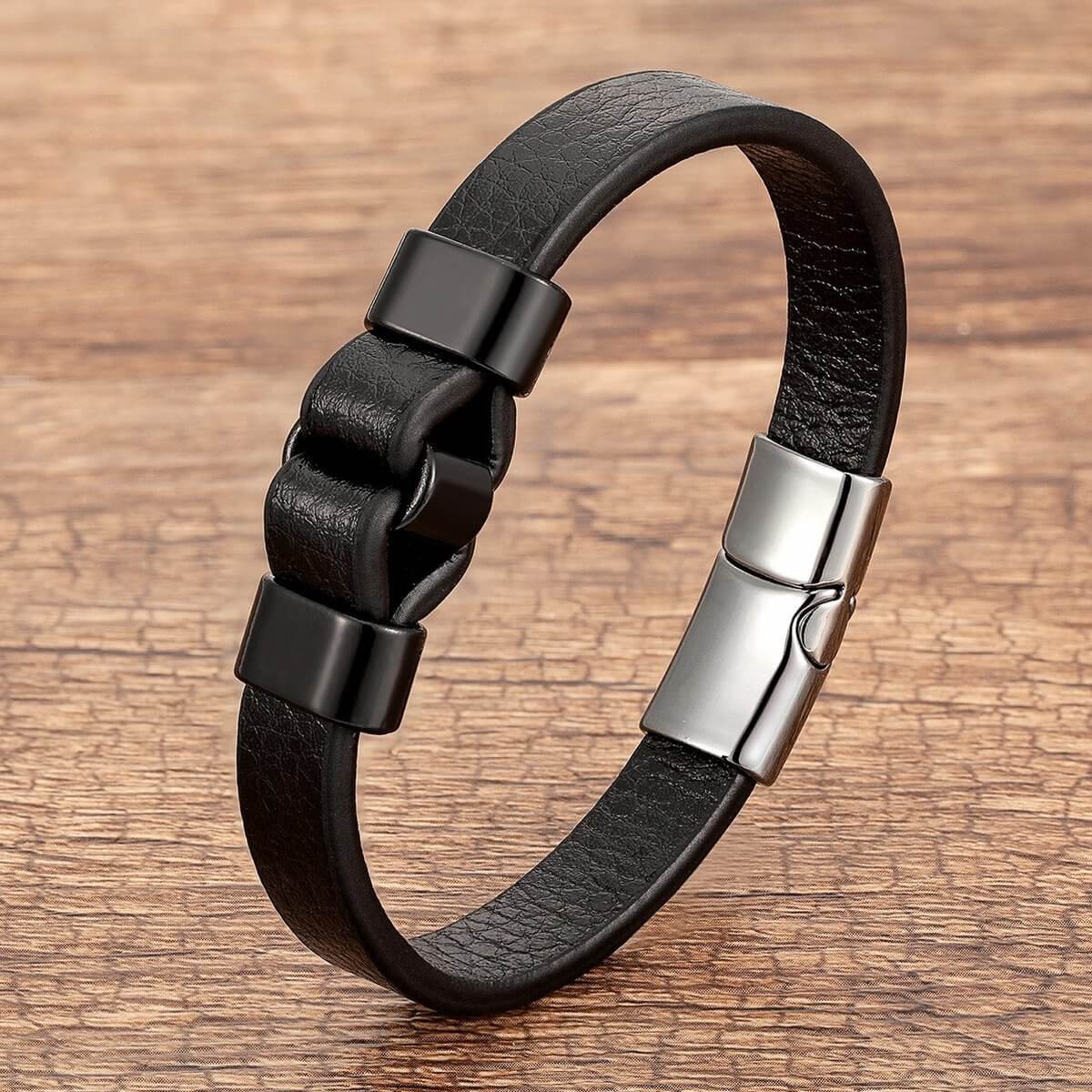 Bracelet cuir fermoir magnétique براسلي جلدي مشبك مغناطيسي