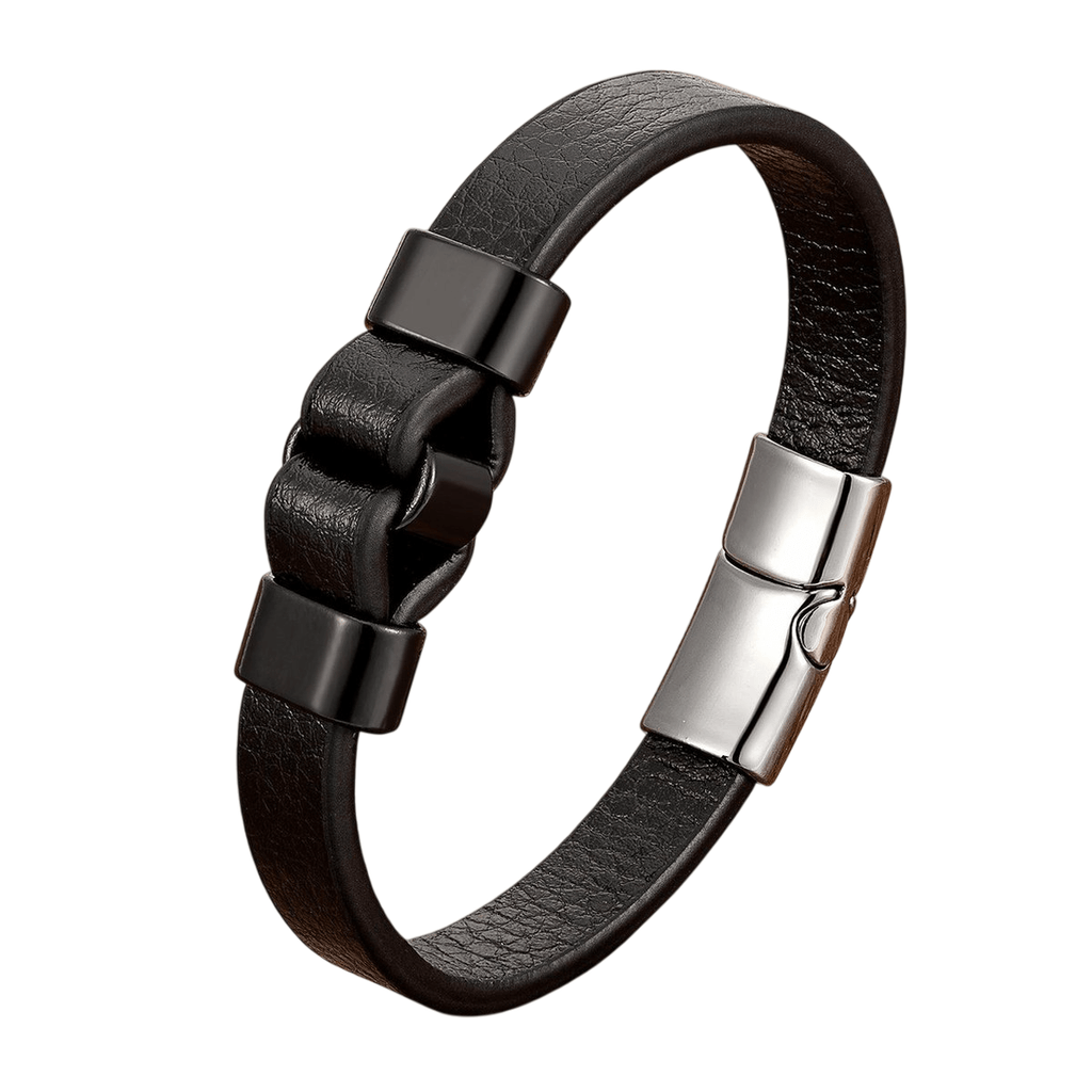 Bracelet cuir fermoir magnétique براسلي جلدي مشبك مغناطيسي