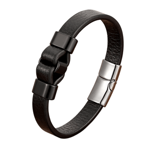 Bracelet cuir fermoir magnétique براسلي جلدي مشبك مغناطيسي