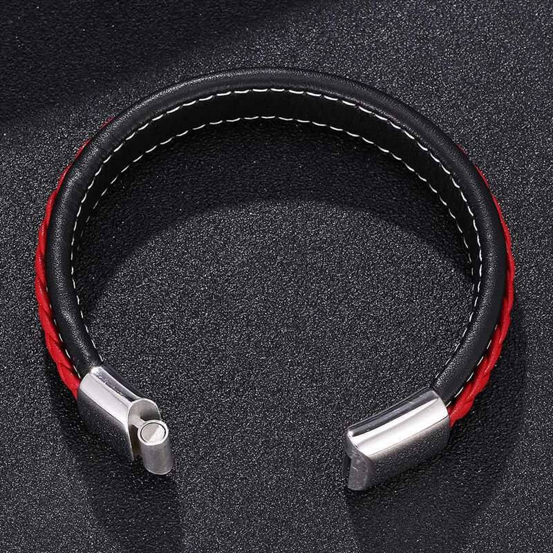 Bracelet cuir fermoir magnétique براسلي جلدي مشبك مغناطيسي
