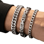 3 bracelets en acier inoxydable 304L haute qualité براسليات مقاومة للصدا