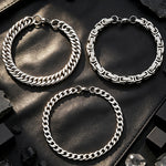 3 bracelets en acier inoxydable 304L haute qualité براسليات مقاومة للصدا