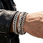 3 bracelets en acier inoxydable 304L haute qualité براسليات مقاومة للصدا