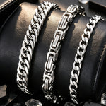 3 bracelets en acier inoxydable 304L haute qualité براسليات مقاومة للصدا