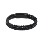 bracelet Pierre et cuir براسلي من الجلد و الحجر