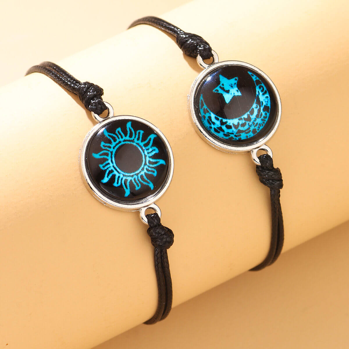 ensemble de 2 bracelets de couples lumineux مجموعة من سوارين مضيءين