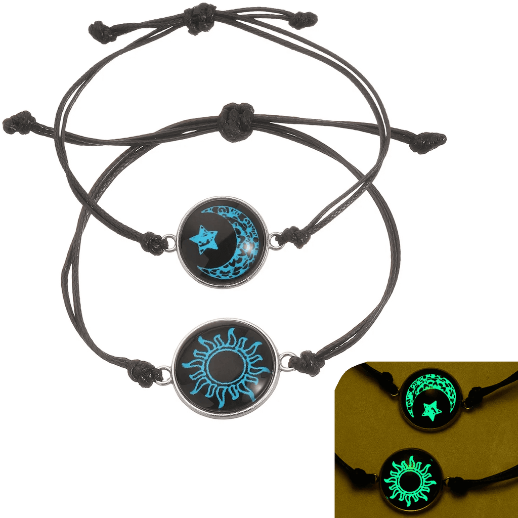 ensemble de 2 bracelets de couples lumineux مجموعة من سوارين مضيءين