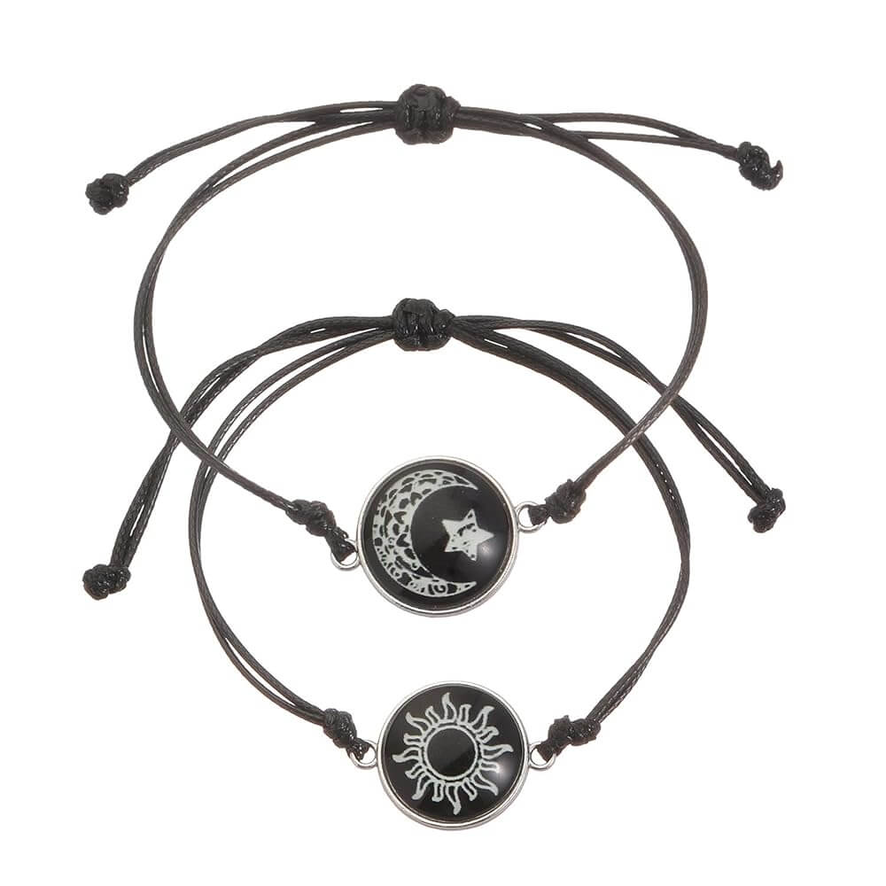 ensemble de 2 bracelets de couples lumineux مجموعة من سوارين مضيءين