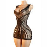 قميص نوم داخلي lingerie chemise de nuit en résille - jeeba.ma