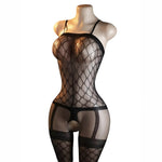 قميص نوم داخلي lingerie chemise de nuit en résille - jeeba.ma