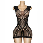 قميص نوم داخلي lingerie chemise de nuit en résille - jeeba.ma