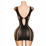 قميص نوم داخلي lingerie chemise de nuit en résille - jeeba.ma