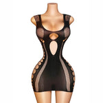 قميص نوم داخلي lingerie chemise de nuit en résille - jeeba.ma