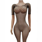 قميص نوم داخلي lingerie chemise de nuit en résille - jeeba.ma