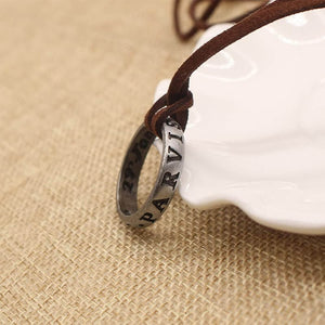 collier homme en Cuir سلسلة من الجلد