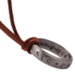 collier homme en Cuir سلسلة من الجلد