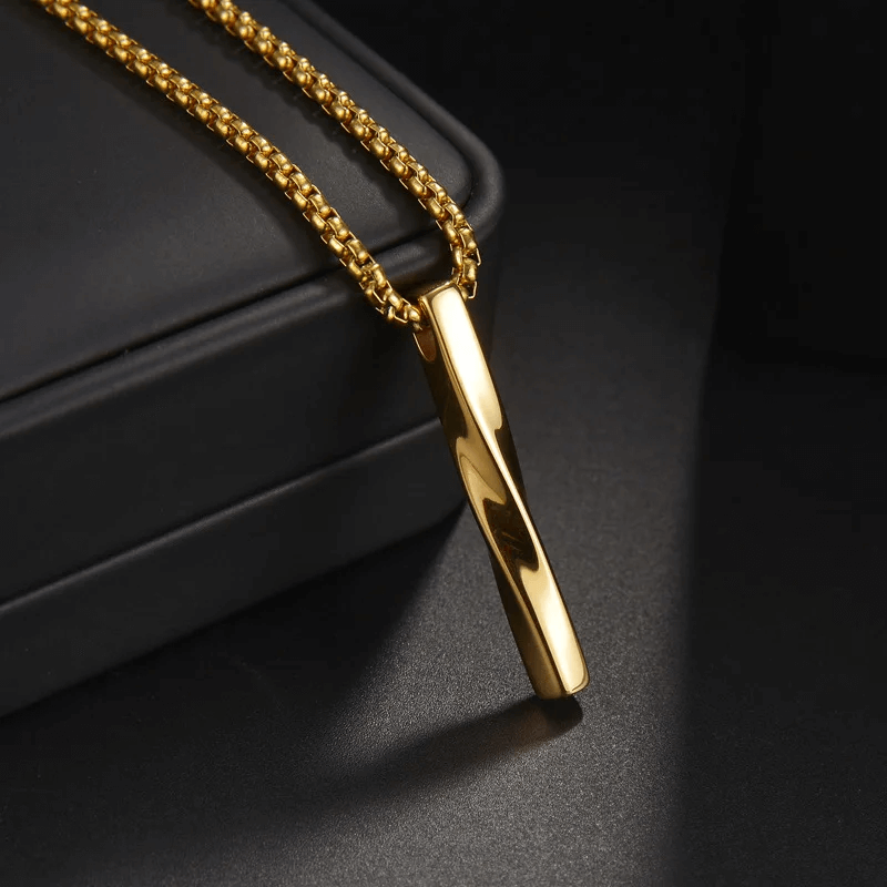 Collier doré سلسلة عنق دهبية