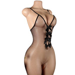 Lingerie Nuisette chemise de nuit en Résille Bodystocking قميص نوم ملابس