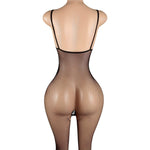 Lingerie Nuisette chemise de nuit en Résille Bodystocking قميص نوم ملابس