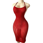 Lingerie Nuisette chemise de nuit en Résille robe Bodystocking قميص نوم ملابس فستان
