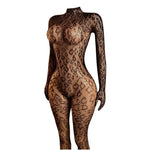 Lingerie Nuisette chemise de nuit en Résille Bodystocking قميص نوم شبكي ملابس