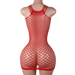 Lingerie Nuisette chemise de nuit en Résille Bodystocking قميص نوم شبكي ملابس
