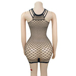 Lingerie Nuisette chemise de nuit en Résille robe Bodystocking قميص نوم ملابس فستان