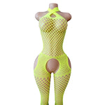 Lingerie Nuisette chemise de nuit en Résille Bodystocking قميص نوم شبكي ملابس