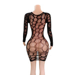 Lingerie Nuisette chemise de nuit en Résille robe Bodystocking قميص نوم ملابس فستان