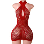 Lingerie cache maillot chemise de nuit robe Bodystocking  قميص نوم ملابس فستان غطاء مايوه