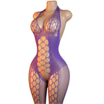 Lingerie Nuisette chemise de nuit en Résille Bodystocking قميص نوم شبكي ملابس
