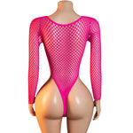 Lingerie Nuisette chemise de nuit en Résille Bodystocking قميص نوم شبكي ملابس
